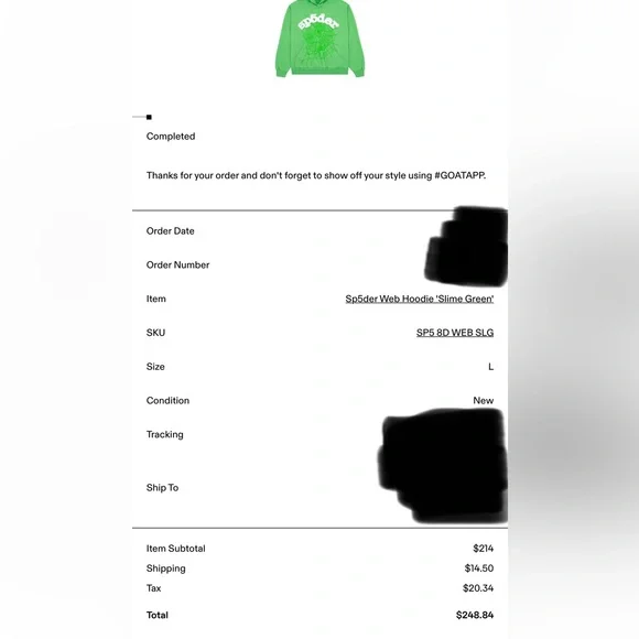 Sp5der hoodie - Picture 6 of 6